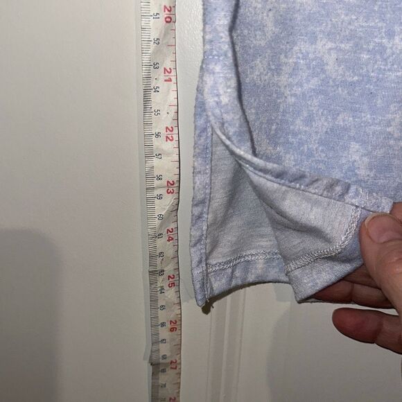 Alfred Dunner Heather Blue Swimming Turtle 3/4 Sleeves Top Ladies Size Large - Picture 9 of 11